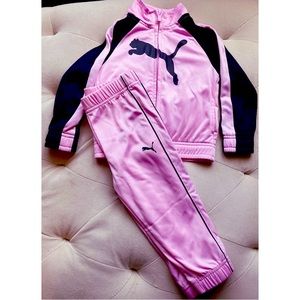Puma pink & black tracksuit 🩷🖤